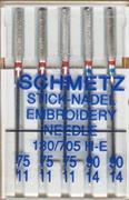  Embroidery Machine Needles, Assorted Sizes